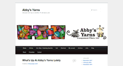 Desktop Screenshot of abbysyarns.com